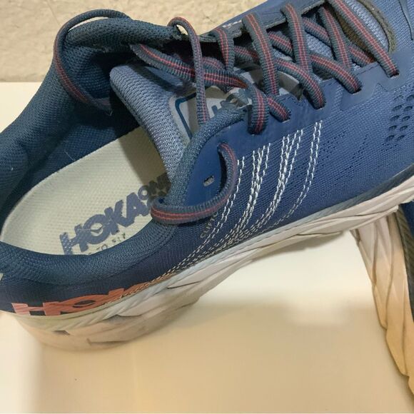 Hoka One One Clifton 6 Mens Size 9.5 Running Shoes Sneakers Blue 1102872 main image 10